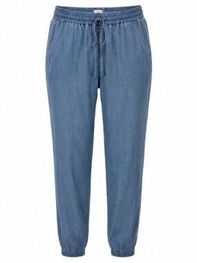 💖 2/40 J.Crew Chambray Drawstring Jogger Pants 100% Cotton XS